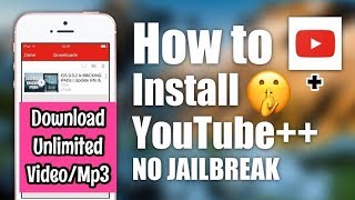 How To Download install YouTube  On iPhone Without jaillbreak  Hindi [upl. by Nnoryt]