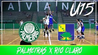 Campeonato Paulista de Basquete U15  PALMEIRAS X RIO CLARO [upl. by Ettegirb707]