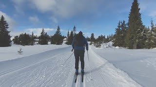 Vindfull skitur på Sjusjøen [upl. by Sudbury288]