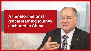 Prof Dominique Turpin A transformational global learning journey anchored in China [upl. by Aneehsak]