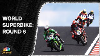 World Superbike EXTENDED HIGHLIGHTS United Kingdom  Round 6  7423  Motorsports on NBC [upl. by Kahle]