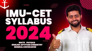 IMU CET Exam Syllabus 2024 [upl. by Scrivenor77]