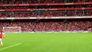 Oohhhh Santi Cazorla taking a corner vs Wolfsburg Emirates Cup 260715 [upl. by Camilo940]