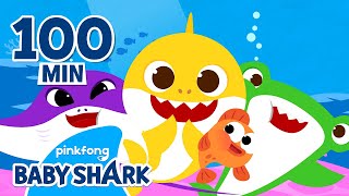 BEST Baby Shark Sing Along Songs  Compilation  Nursery Rhymes for Kids  Baby Shark Official [upl. by Aelat]