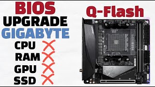 Gigabyte Motherboard  BIOS UPgrade QFlash [upl. by Sitruk761]