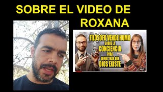 SOBRE EL VIDEO DE ROXANA  Filosofiaparalavida  A ENRIC  AdictosalaFilosofía [upl. by Heiner]