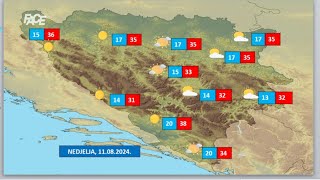 Vremenska prognoza by Haris Babić od 118 do 1682024 [upl. by Corbie]