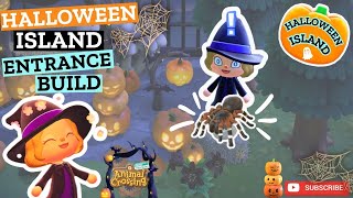 Animal Crossing New Horizons ACNH Halloween Island Entrance Build [upl. by Azne]