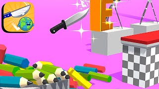 Slice It All ​ All Levels Gameplay Androidios Levels 14841486 [upl. by Anaer648]