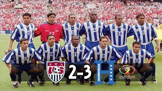 USA 2 vs Honduras 3 RESUMEN 912001 WCQ2002 [upl. by Soisanahta]