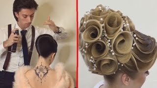 Georgiy Kot 7 Beautiful Hairstyles Design ● Hairstyles Transformations [upl. by Oliric]