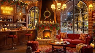 Christmas Jazz 2025 in Cozy Coffee Shop 🎄❄ Smooth Piano Jazz Music for Relax Stress Relief amp Sleep [upl. by Ameg]