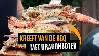 Gegrilde kreeft op de BBQ met dragonboter maken  BBQproof [upl. by Prady991]