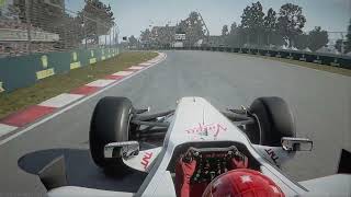 Realistic TV onboard 2009 BRAWN GP  Canada Hotlap [upl. by Engeddi705]