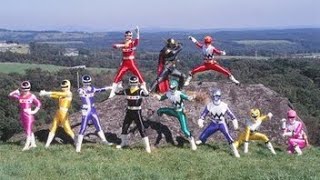 Gingaman Vs Megaranger Henshin amp Roll Call [upl. by Anaujnas167]