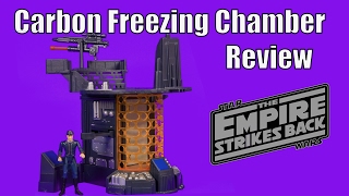 Star Wars Carbon Freezing Chamber Playset Review [upl. by Ithaman239]