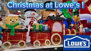 Christmas at Lowe’s shopwithme christmasshopping christmasdecor [upl. by Zilef367]