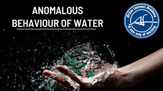 Anomalous behavior of water [upl. by Gilman589]