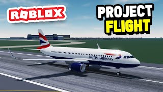 The MOST Realistic Plane Sim in ROBLOX Project Flight [upl. by Nnylaf206]