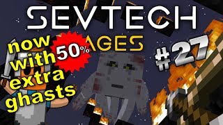 Minecraft  UrGhast Boss and the Dark Tower  SevTech Ages 27 [upl. by Nicolette]