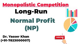 Monopolistic Competition  Long run Equilibrium  Normal Profit  Economics  Microeconomics  CUET [upl. by Adkins664]