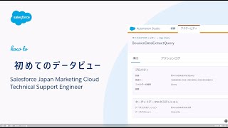 【Salesforce サポート】Marketing Cloud  初めてのデータビュー 〜簡単にデータビューのデータを確認するノウハウ〜 [upl. by Jared67]