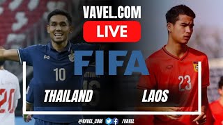 Thailand vs Laos LIVE 🔴  International Friendlies 2024 [upl. by Siffre]