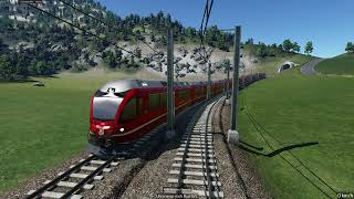 Transport Fever 114 RHB BützowDessauTimelapse [upl. by Halehs]