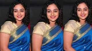 Nithya Menon Hot Navel Show In Award Functions HD [upl. by Siugram]