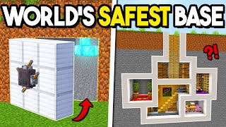 This is the SAFEST Base in Minecraft [upl. by Aennyl]