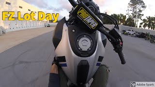 Wheelie Practice on the Fz07 [upl. by Radburn]