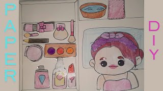 Paper diy 💛 Skincare for cute girls [upl. by Jena]