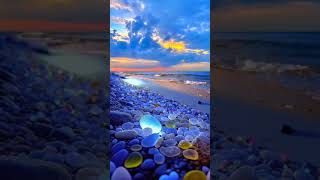 Glass beach in California 🌊🌎 world viral shorts travel [upl. by Yttel]