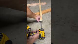 ANOTHER LONG SCREW REMOVED 🪛💪😎❤️ shortsfeed screw dewalt powertools satisfying diy [upl. by Assiralc]