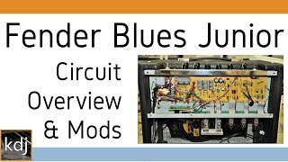 Fender Blues Junior  Circuit Overview amp Mods [upl. by Ardrey]