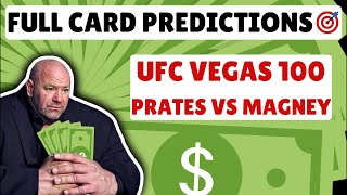 UFC Vegas 100 Magny vs Prates Full Card Predictions amp Betting Breakdown [upl. by Ryun603]