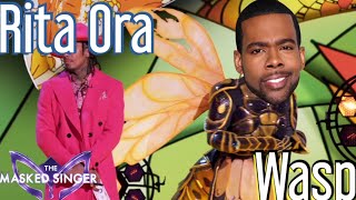 Rita Ora Thinks Wasp Could Be Mario  The Masked Singer USA Season 12 Ep 6 [upl. by Aylward]