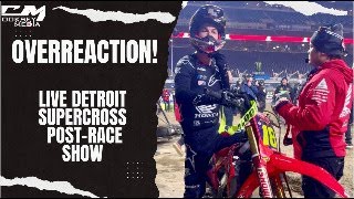 Live Detroit Supercross Overreaction Show [upl. by Ahsienad]