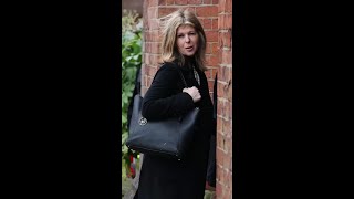 Kate Garraway supported by family at Derek Drapers funeral [upl. by Reifel605]