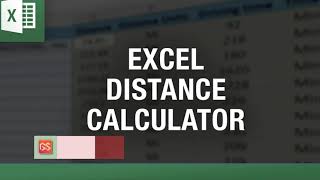 Excel Distance Calculator  How to calculate Driving Distance Directly into Excel [upl. by Ennoirb215]