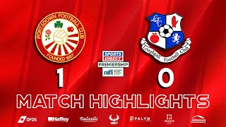 Portadown 1  0 Loughgall  Sports Direct Premiership  121024 [upl. by Euphemiah]