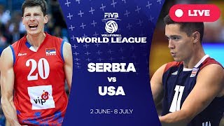 Serbia v USA  Group 1 2017 FIVB Volleyball World League [upl. by Martinic638]