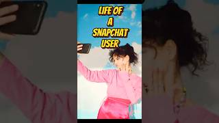 life of a snapchat user youtubeshorts youtube [upl. by Hartzel]