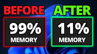 Fix High MemoryCPURAM Usage on Windows 11 [upl. by Sands]