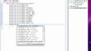 Java Lesson 6  javalangMath [upl. by Yssor]