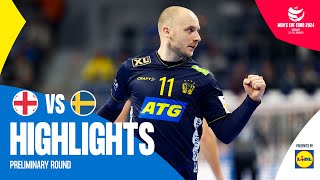 Sweden keeps on winning  Georgia vs Sweden  Highlights  Mens EHF EURO 2024 [upl. by Coates408]