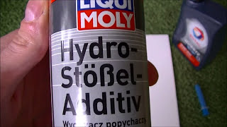 Hydrostossel additiv liqui moly dodatek wyciszający silnik TEST [upl. by Akselav]