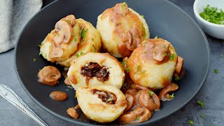 German Potato Dumplings Recipe Kartoffelklöße [upl. by Odlawso]