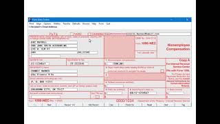 Printing  1099NEC Software Generated Forms [upl. by Yahs]