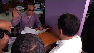 Lacson files raps vs Faeldon at the Ombudsman office [upl. by Jessee648]